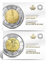 RCM lot 2 Anniversary $2 Sets The Battle of Vimy R