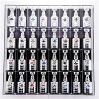 NHL Mini Stanley Cup Collection - 32 Pc. Set Inclu