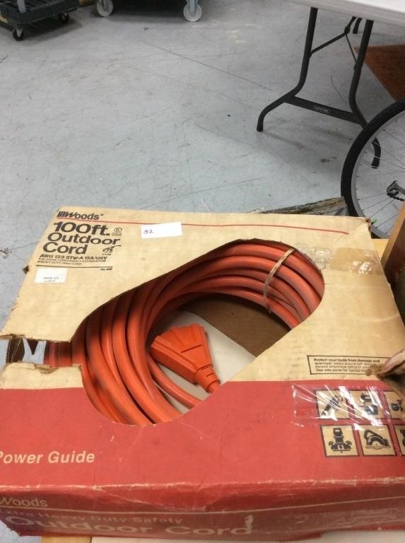 100 foot outdoor cord