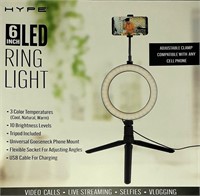 6 in LED Ring Light - New