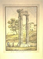 Rome Temple da Jupiter Conant - Unframed Artwork
