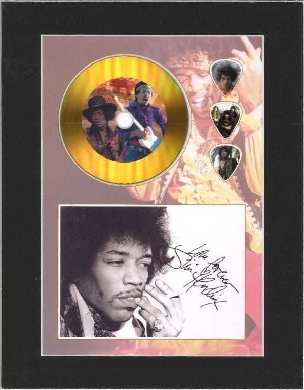 Jimmy Hendrix Gold CD/Guitar Pick Collection 11 x
