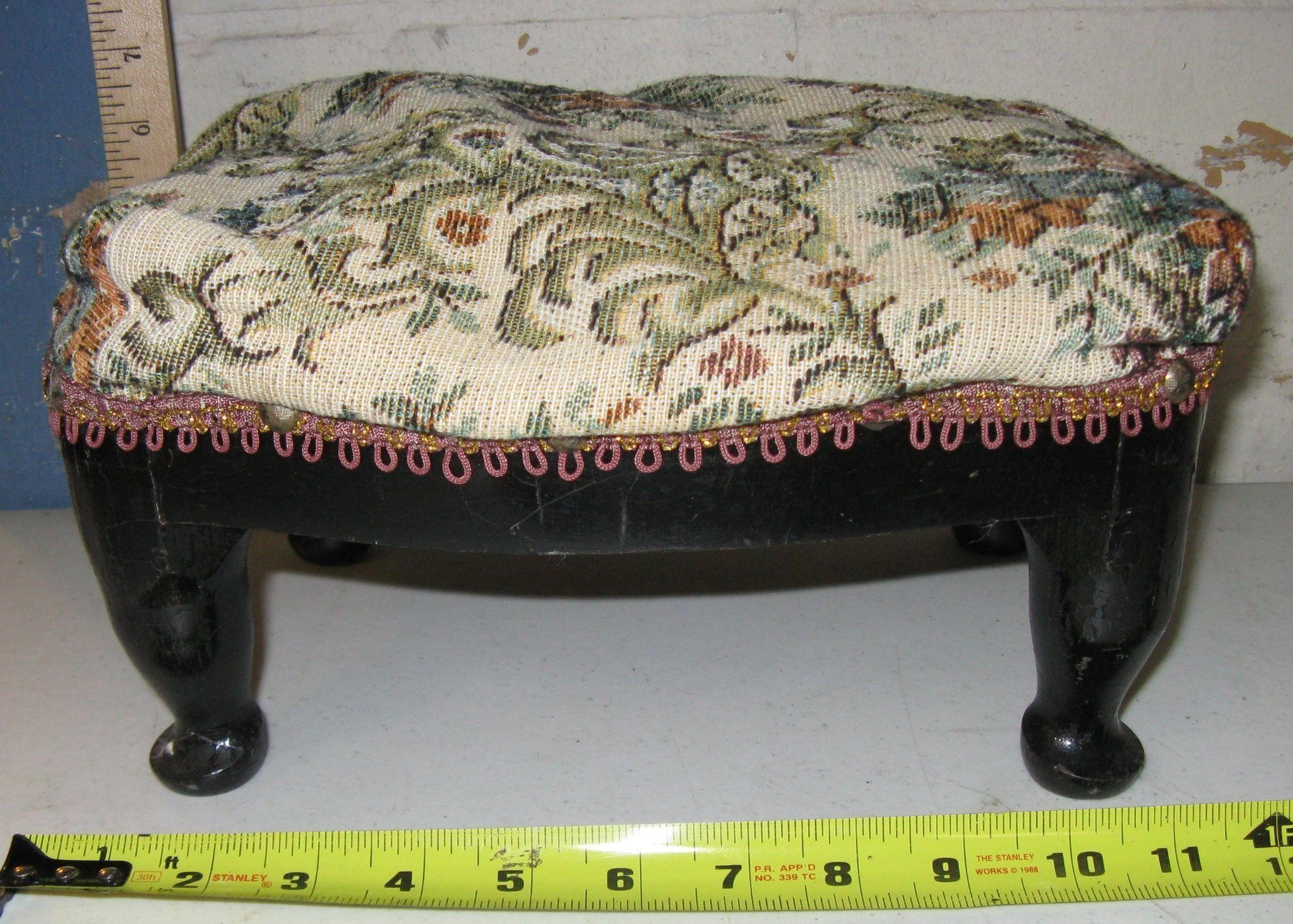 Vintage Upholstered Foot Stool