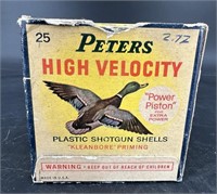 Vintage Peter’s Empty Ammo Box