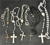 5 Vintage Rosaries