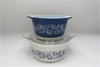 Pyrex Colonial Mist Casserole Dishes
