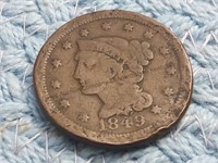 Large one cent piece 1849