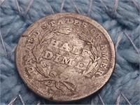 1838 half dime