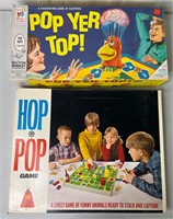 1968 Milton Bradley Pop Yer Top & Shaper Hop Pop