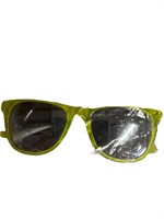 Retro Sunglasses 80's Vintage Unisex OWL Yellow