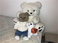 Stuffed Bears/Tiger/Ball