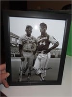 Baseball Greats - Willie Mays & Hank Aaron Signed