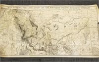 Northern Pacific Railroad land grant map of