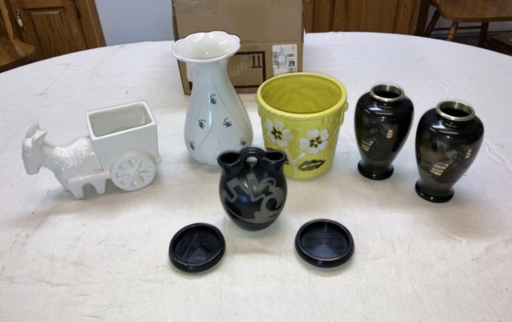 Assorted Decorative Vases