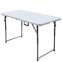 4ft. Small Plastic Outdoor Table  White