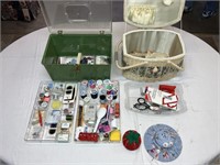 Sewing Basket/Thread/Supplies/Tool/Accessories
