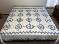 Quilt Homemade w/Crochet Highlights #1