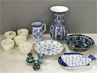 Group of Asian, etc. pottery & porcelain including