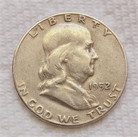 OF) 1952-S Franklin half dollar