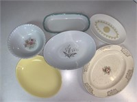 Vintage Serving Platters & Bowls
