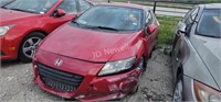 2012 Hond CR-Z JHMZF1C65CS004158 Accident