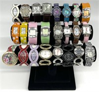 24 New Ladies Wrist Watches & Stand