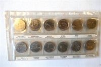 Confederation Provincail Twenty Five Cent Coin Set