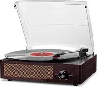 Vinyl Record Player Turntable with Built-in