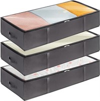 Under Bed Storage Containers 3 Pack, Large