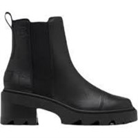US 8.5 BLACK ANKLE BOOTS $40