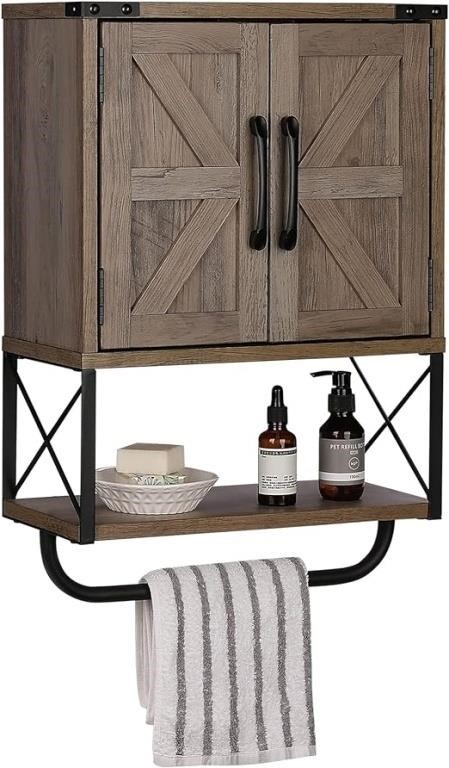 RUSTOWN Farmhouse Rustic Medicine Cabinet with
