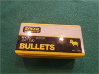 100 - Speer 38 Cal.  200 Gr. Bullets