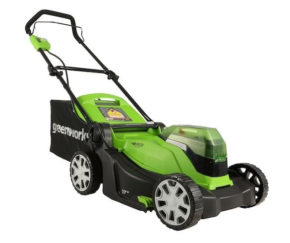 Greenworks 24V 17in Lawn Mower 4Ah  Battery Incl.