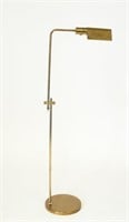 Mid-Century Modern Brass Adjustable Floor Lamp
