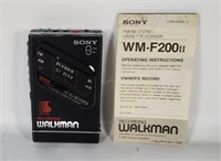 Sony Walkman Cassette Radio Wm-f200