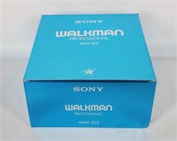 Sony Walkman Pro Cassette Radio Wm-d3 W/ Box