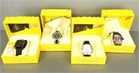 4 Invicta collector watches w/ boxes: model 24980