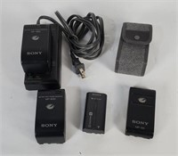 Sony Camcorder Batteries & Ac-v30 Charger
