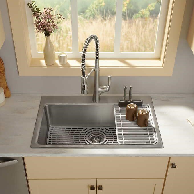 Kohler Pro Function Sink Kit - Stainless Faucet
