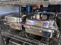 2X S/S CHAFING DISHES