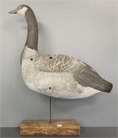 Vintage Carry-Lite paper decoy on stand 30"T
