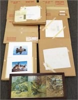 8 limited edition MN duck stamp prints & stamps -
