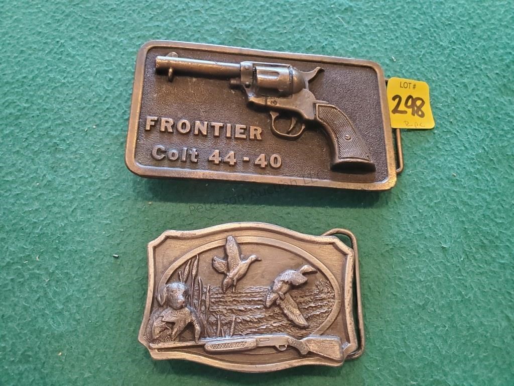 Colt and Duck Belt Buckles