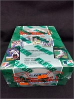 1992 Fleer Baseball Wax Box Clean Factory Sealed