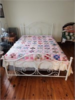 Metal bed frame queen size ,no mattress or bedding