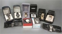 10 assorted men's watches including Waltham,