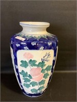 13" H Oriental Floral vase