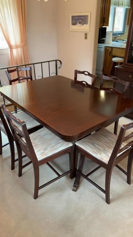 8pc dining set contents in cabinet not included