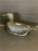 Hand carved wooden Duck Decor 4" long