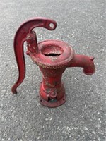 Antique cast iron water hand pump decor
